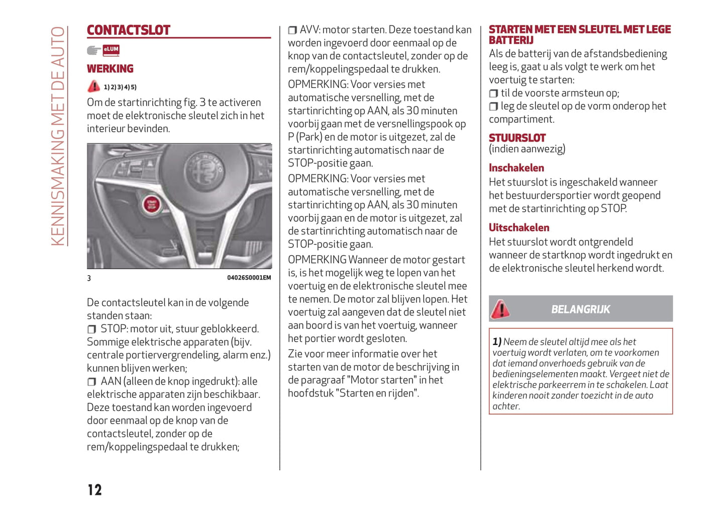 2016-2020 Alfa Romeo Giulia Gebruikershandleiding | Nederlands
