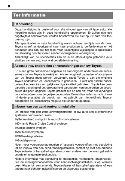2013-2017 Toyota Land Cruiser Gebruikershandleiding | Nederlands