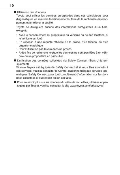 2018 Toyota 4Runner Owner's Manual | French