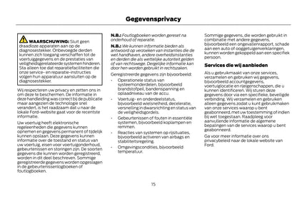 2021-2022 Ford Kuga Vignale Owner's Manual | Dutch