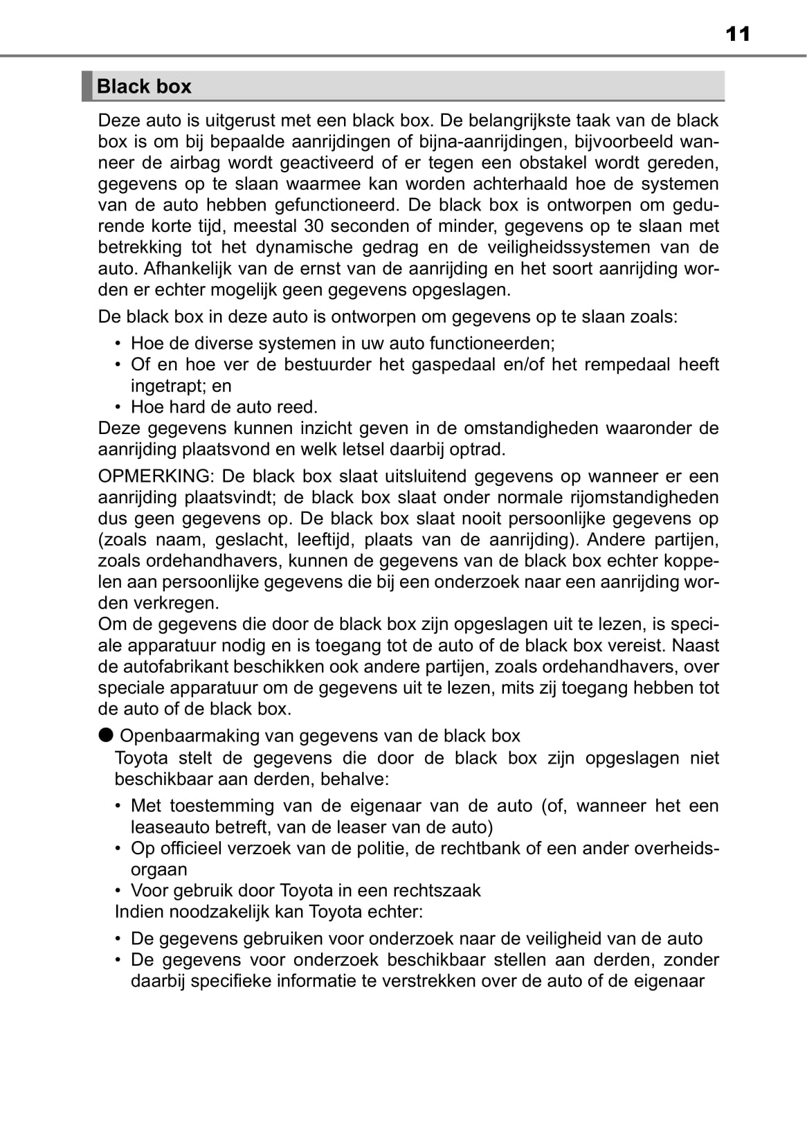 2019-2021 Toyota Camry Gebruikershandleiding | Nederlands