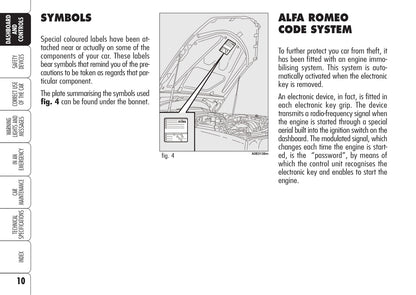 2008-2013 Alfa Romeo 159 Gebruikershandleiding | Engels