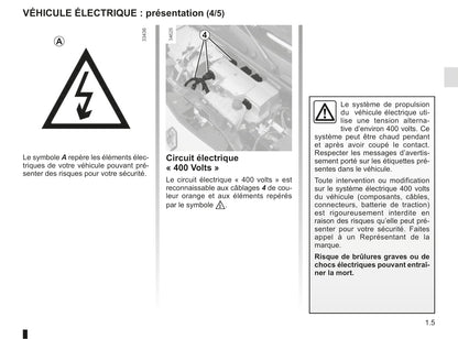 2012-2013 Renault Kangoo Z.E. Owner's Manual | French