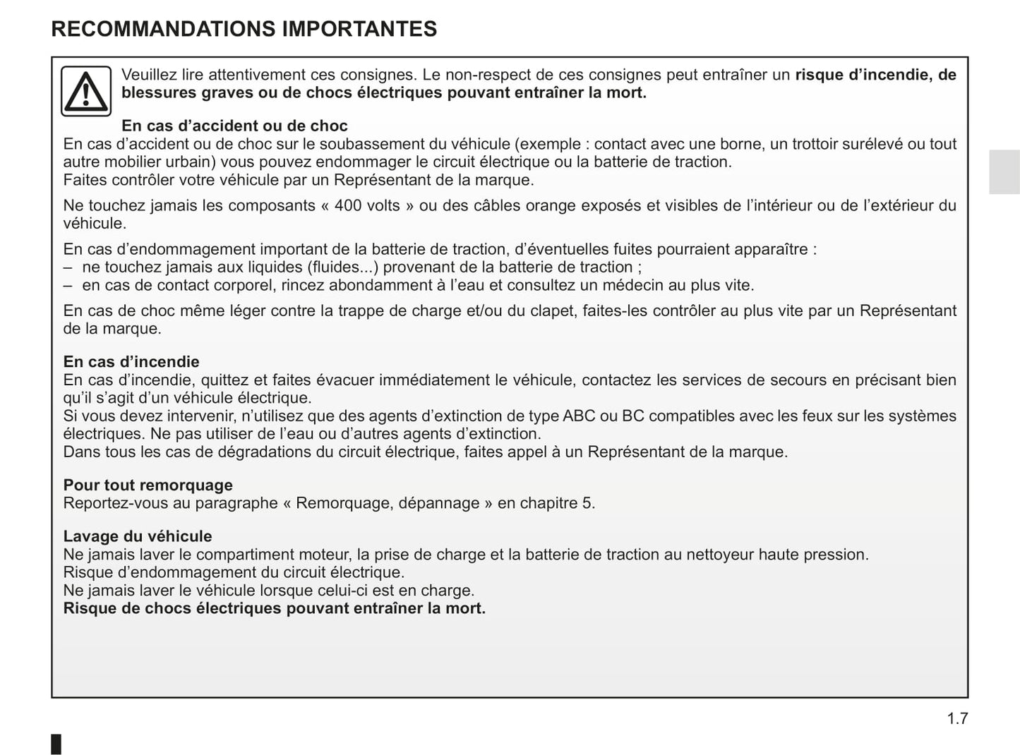 2012-2013 Renault Kangoo Z.E. Gebruikershandleiding | Frans