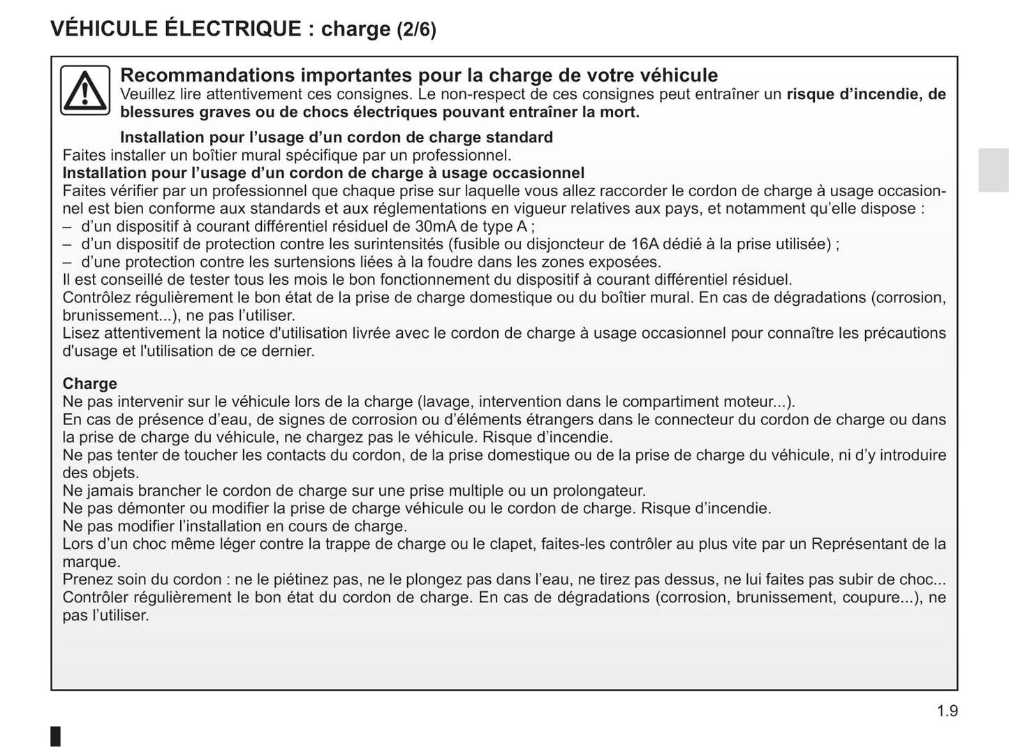 2012-2013 Renault Kangoo Z.E. Gebruikershandleiding | Frans