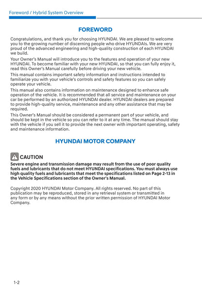 2021-2023 Hyundai Santa Fe Gebruikershandleiding | Engels