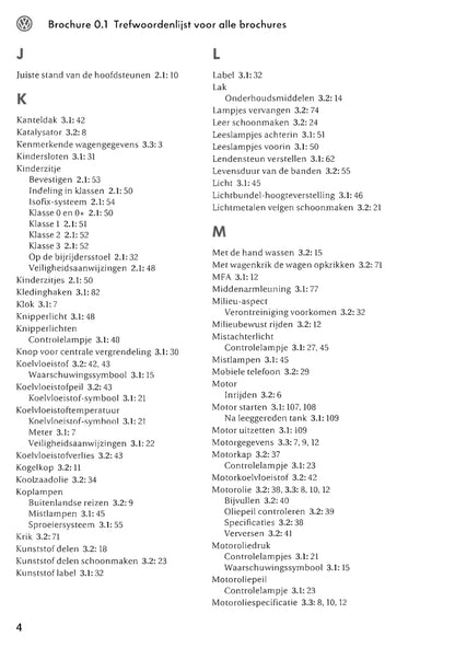 2003-2006 Volkswagen Touran Bedienungsanleitung | Niederländisch