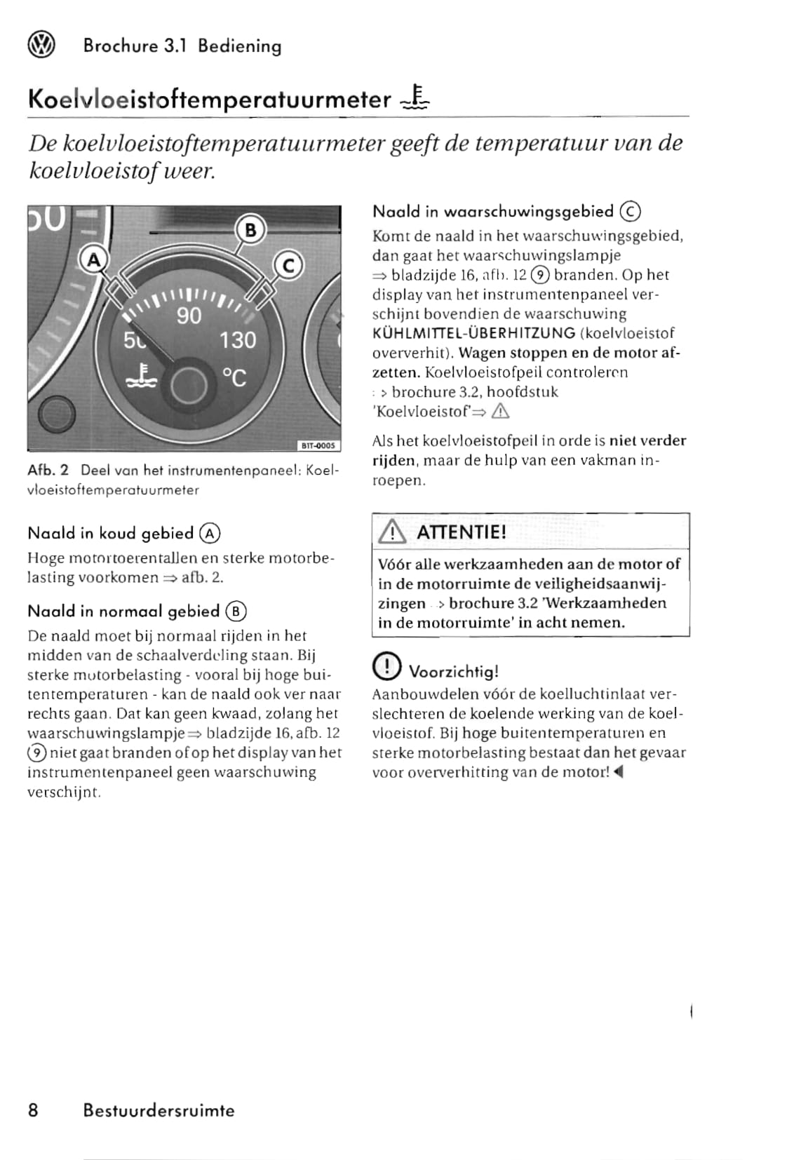 2003-2006 Volkswagen Touran Bedienungsanleitung | Niederländisch