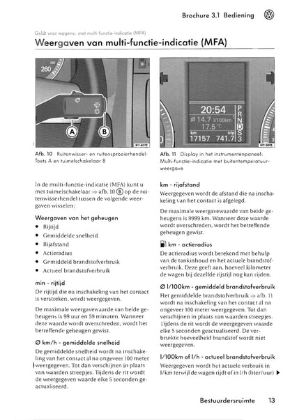 2003-2006 Volkswagen Touran Bedienungsanleitung | Niederländisch