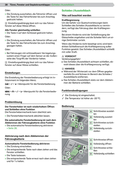 2019-2020 Skoda Superb iV Owner's Manual | German