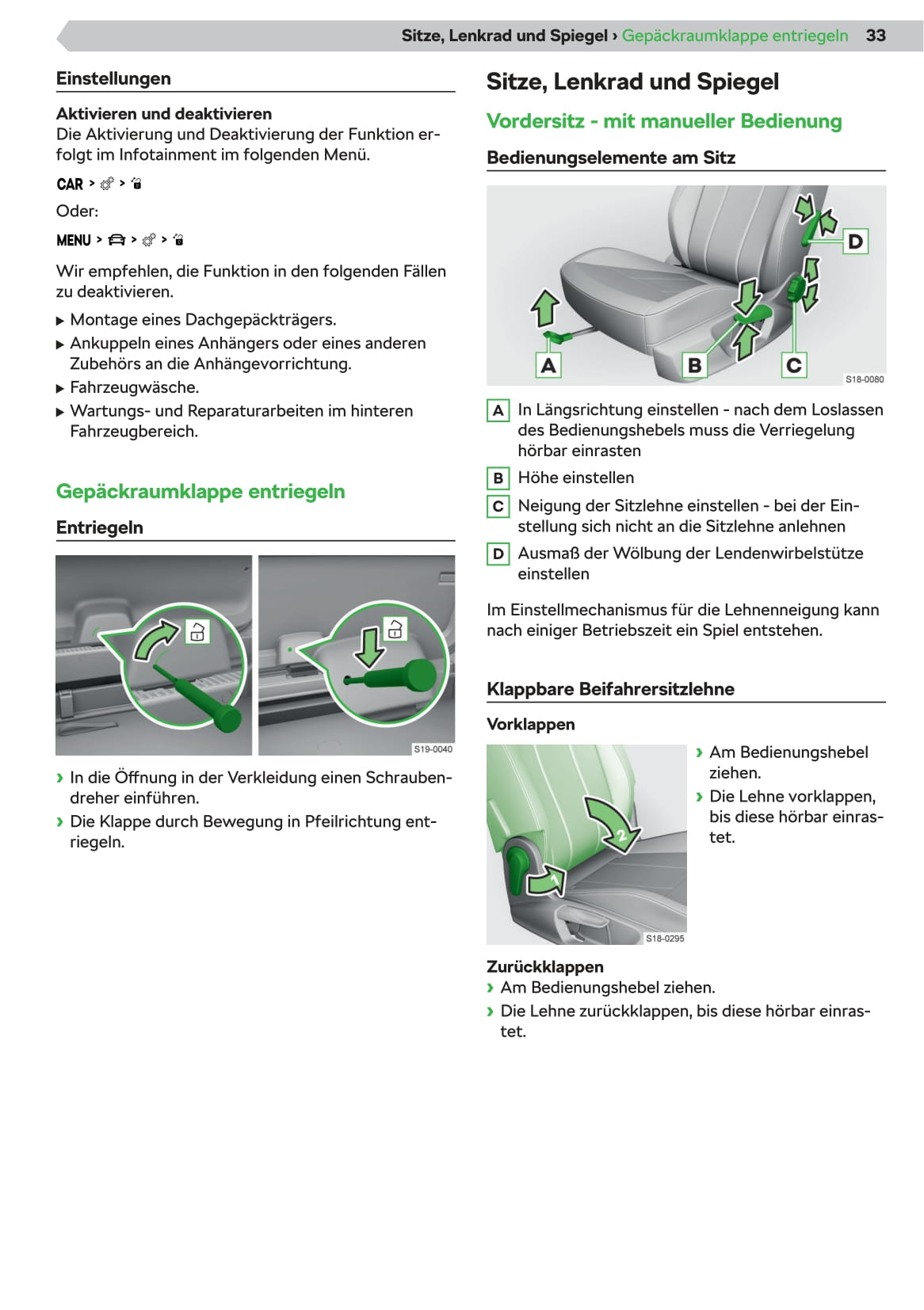 2019-2020 Skoda Superb iV Owner's Manual | German