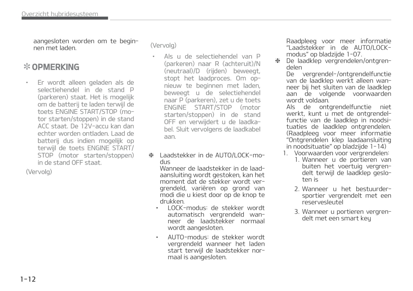 2019-2022 Kia Niro Gebruikershandleiding | Nederlands