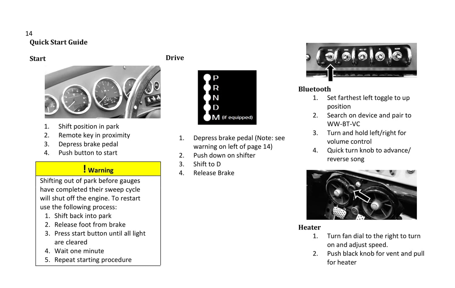 2021 Vanderhall Carmel Owner's Manual | English