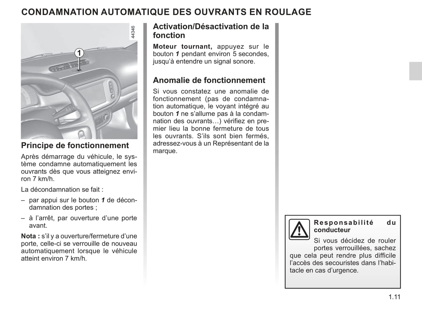 2019-2020 Renault Twingo Owner's Manual | French