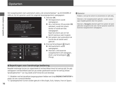 Honda CR-V Infotainment Handleiding 2018 - 2019