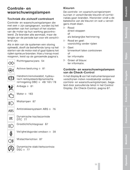 2003-2004 BMW 5 Series Owner's Manual | Dutch