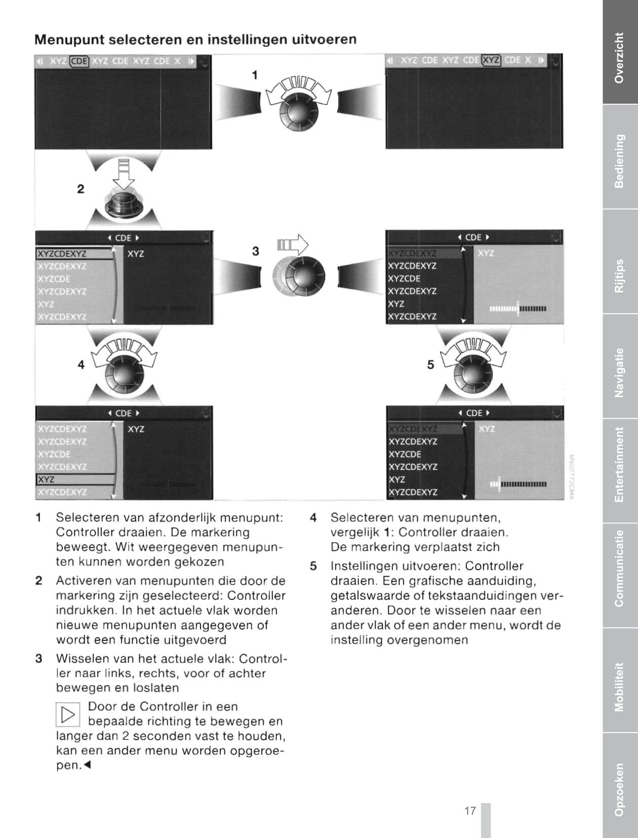 2003-2004 BMW 5 Series Owner's Manual | Dutch