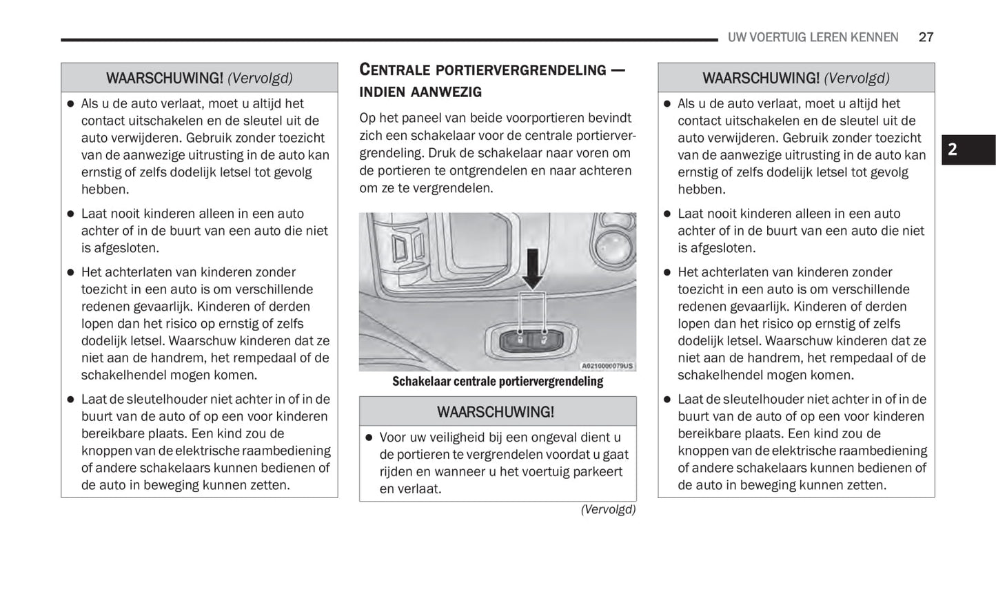 2020-2021 Jeep Gladiator Gebruikershandleiding | Nederlands