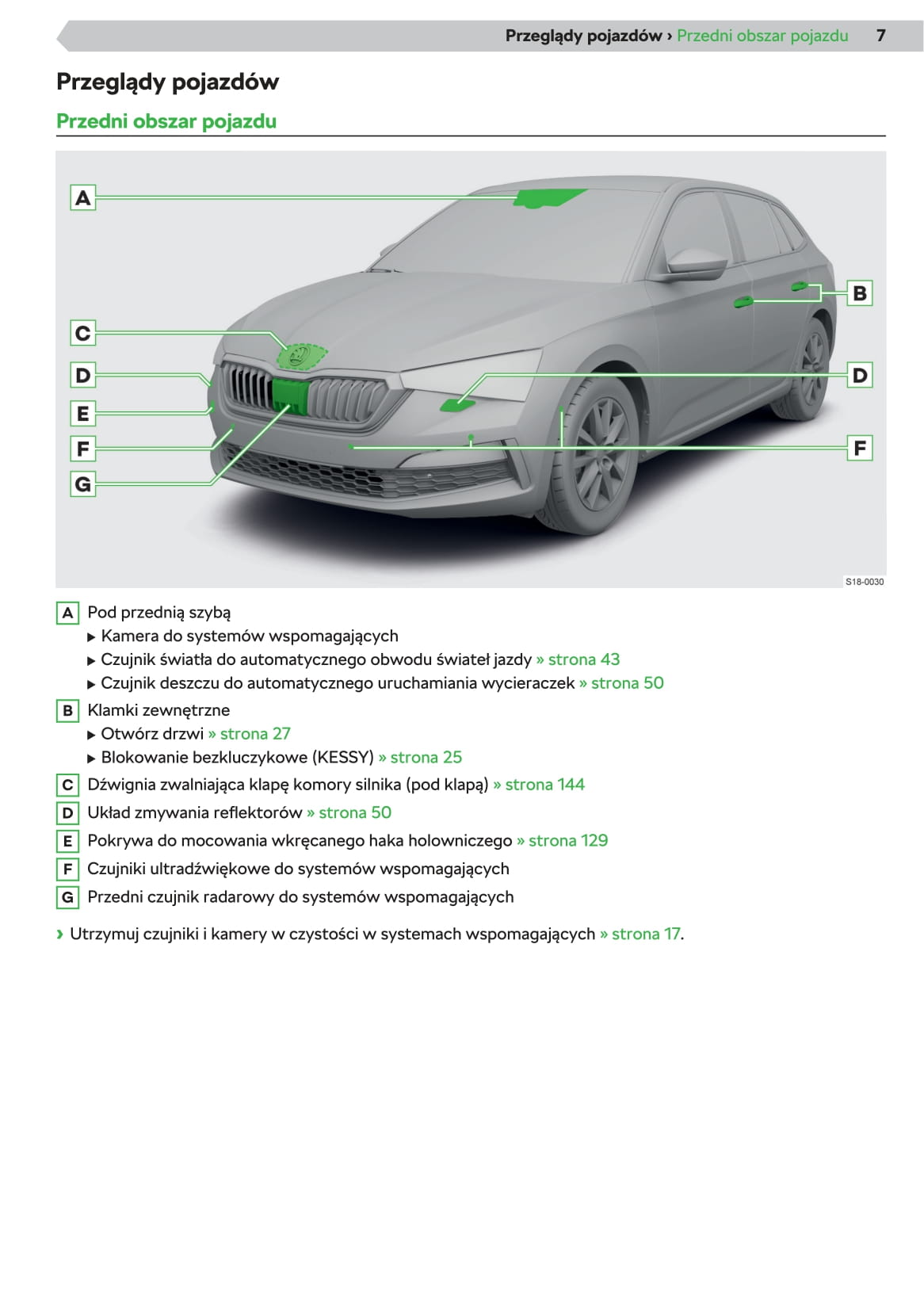 2019-2020 Skoda Scala Owner's Manual | Polish