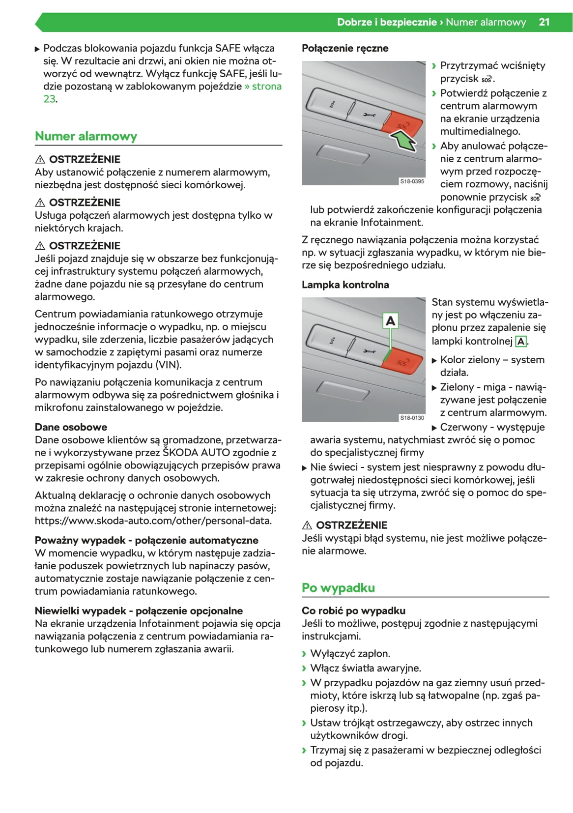 2019-2020 Skoda Scala Gebruikershandleiding | Pools