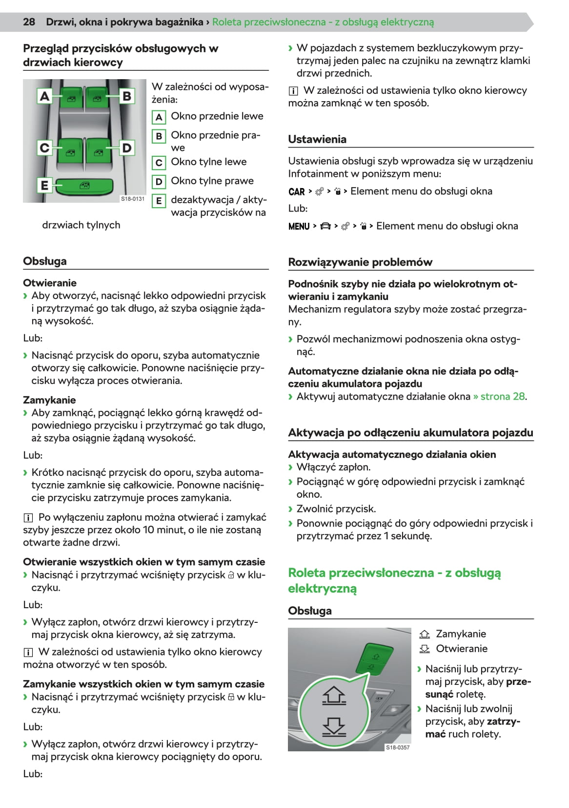 2019-2020 Skoda Scala Owner's Manual | Polish