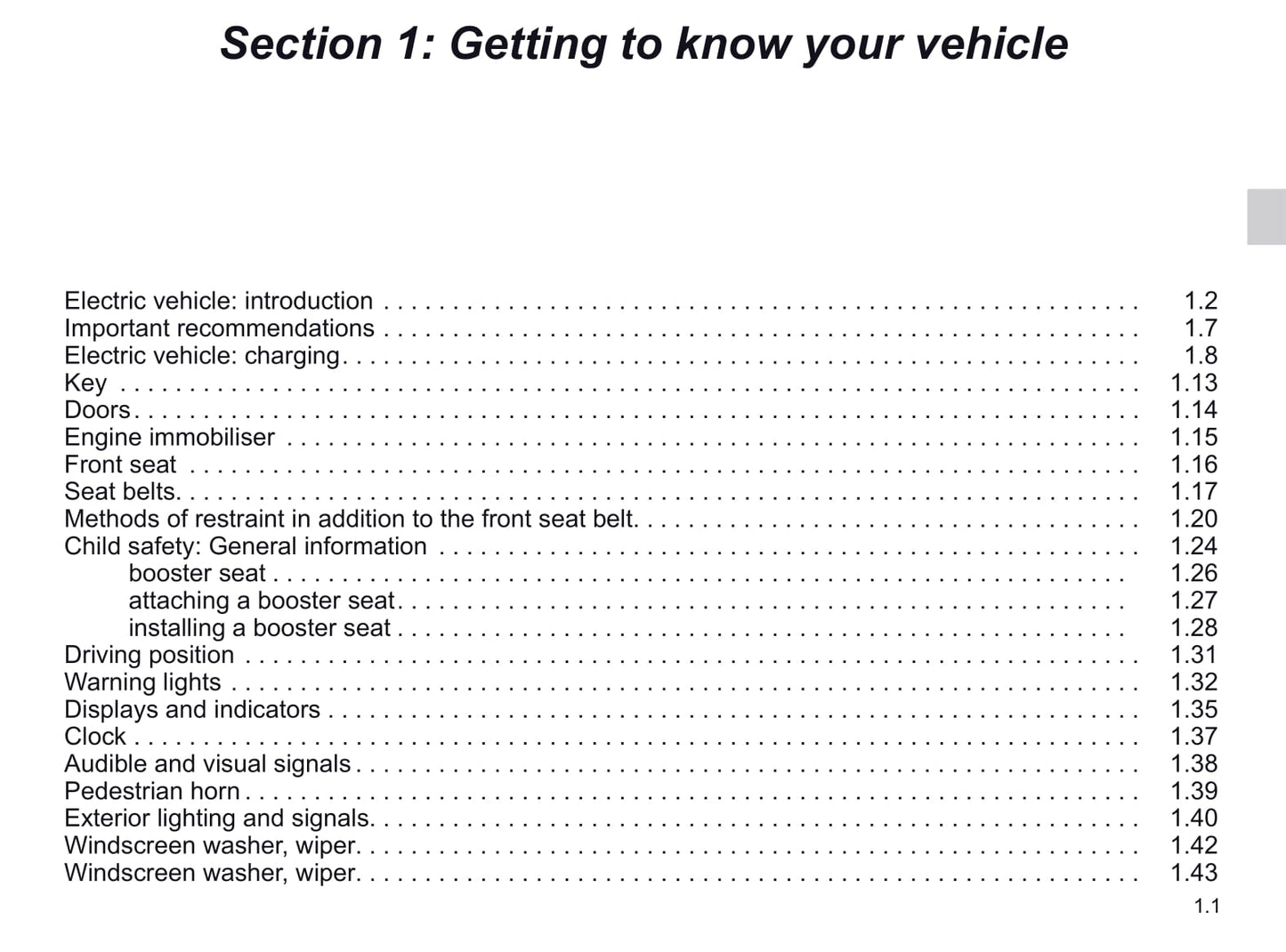 2019-2020 Renault Twizy Owner's Manual | English