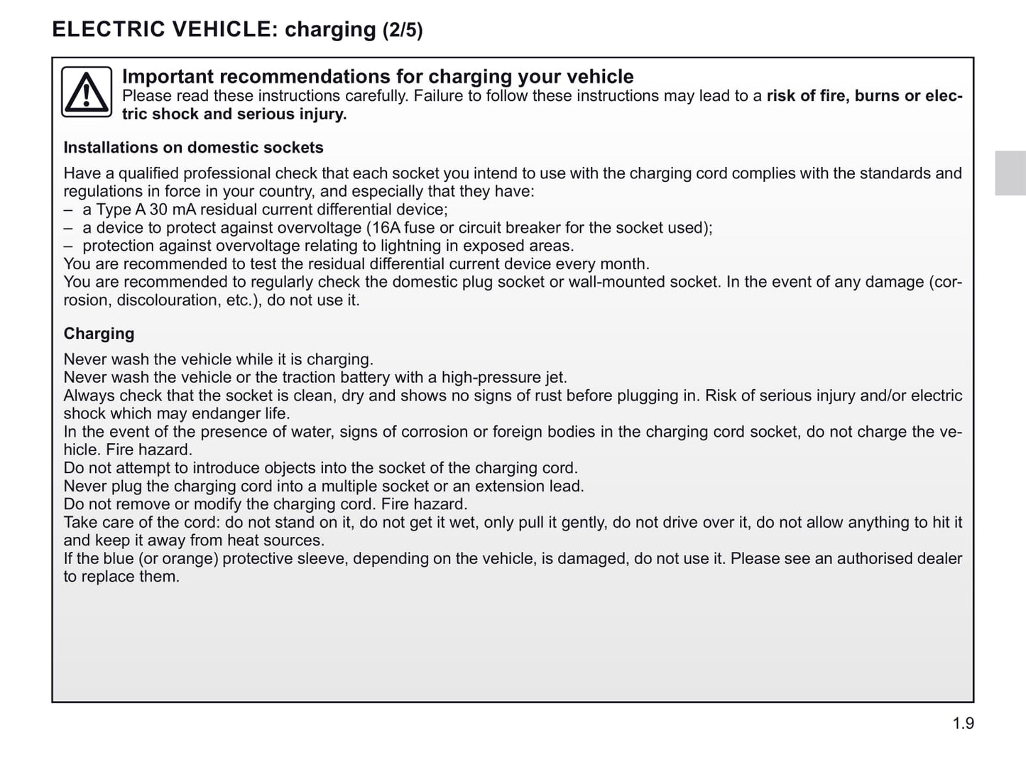 2019-2020 Renault Twizy Owner's Manual | English