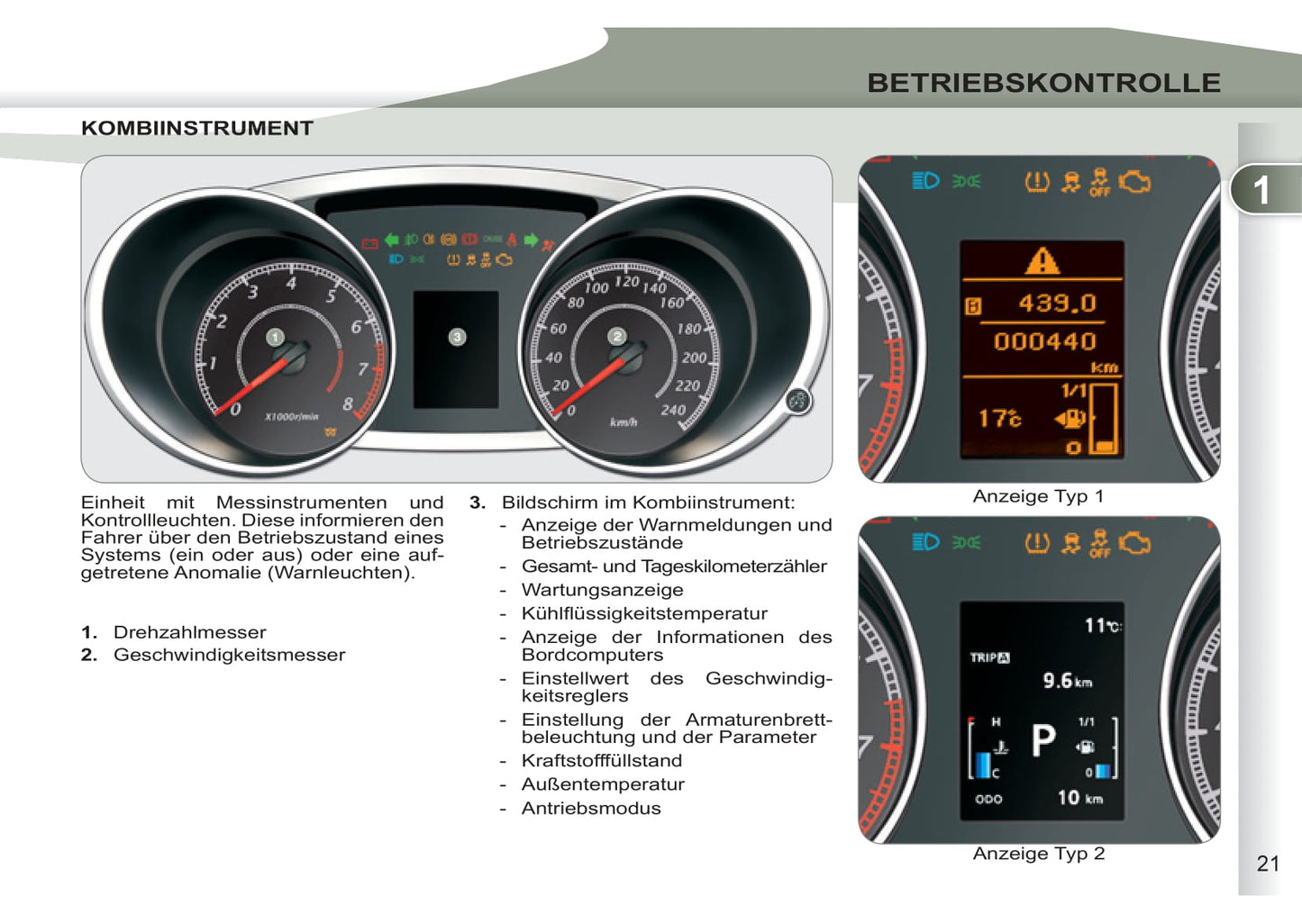 2011-2012 Peugeot 4007 Owner's Manual | German