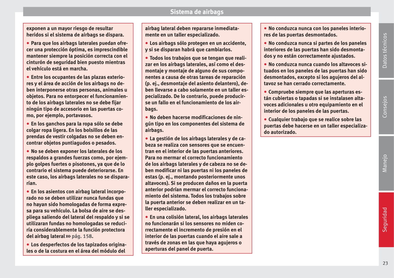 2009-2015 Seat Altea XL Owner's Manual | Spanish