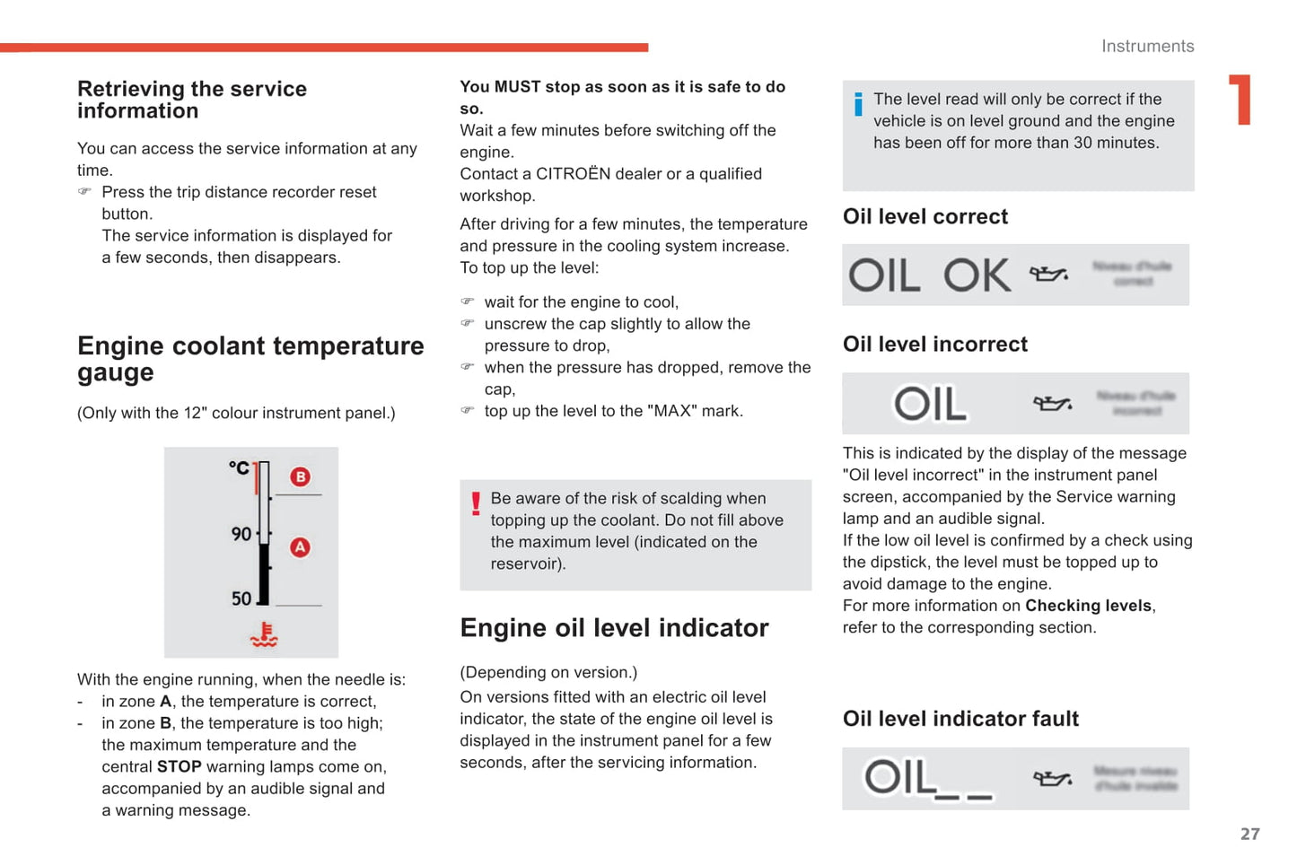 2018-2021 Citroën C4 SpaceTourer/Grand C4 SpaceTourer Owner's Manual | English