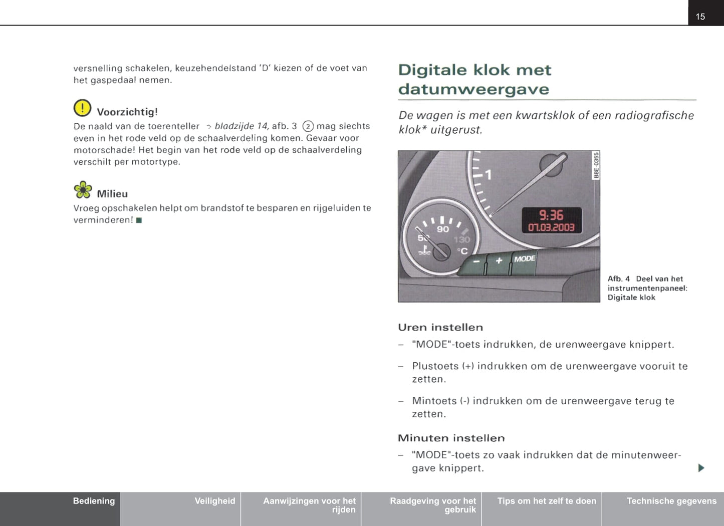 2004-2007 Audi A4 Avant Gebruikershandleiding | Nederlands