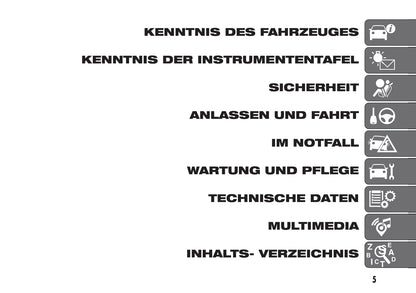 2018-2019 Fiat 500/500C Owner's Manual | German