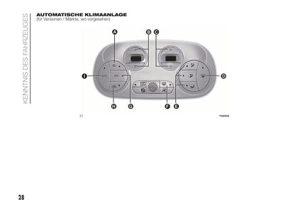 2018-2019 Fiat 500/500C Gebruikershandleiding | Duits