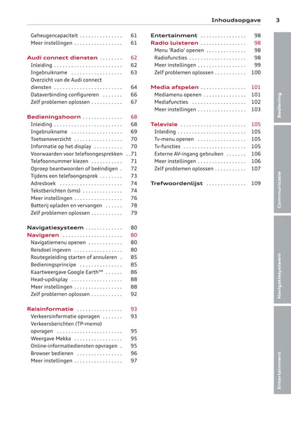 MMI navigation plus Handleiding 2012