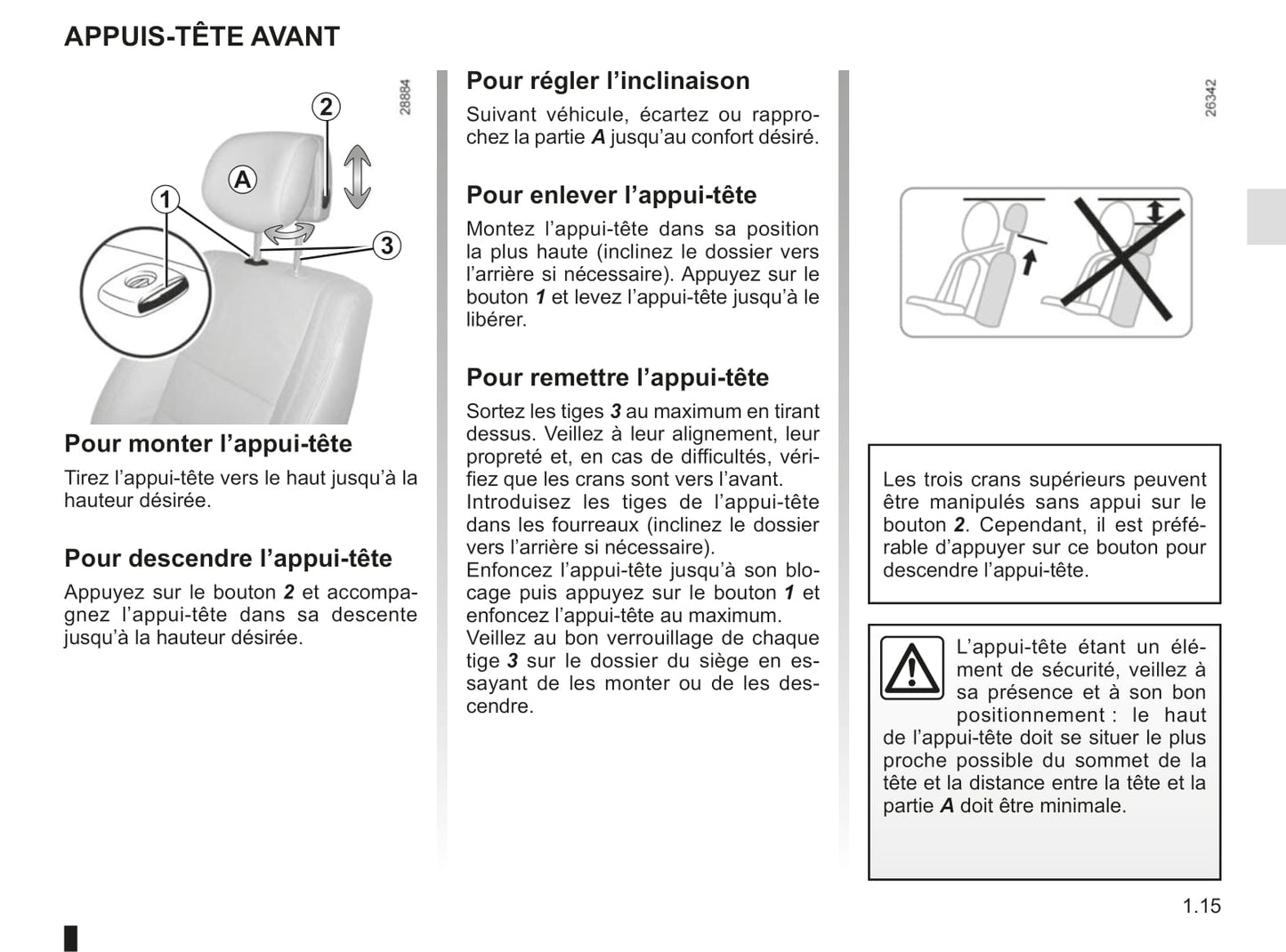 2015-2016 Renault Mégane Coupé Cabriolet/Mégane CC Owner's Manual | French