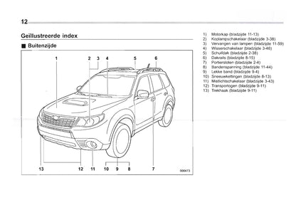 2009-2010 Subaru Forester Gebruikershandleiding | Nederlands