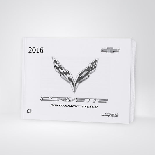 Chevrolet Corvette Infotainment System Gebruikershandleiding 2016