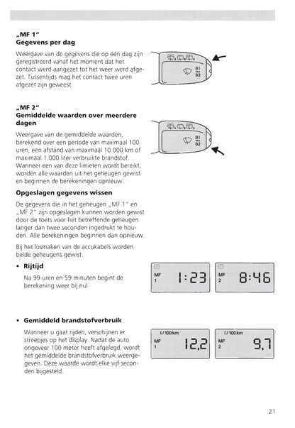 1995-2000 Ford Galaxy Owner's Manual | Dutch