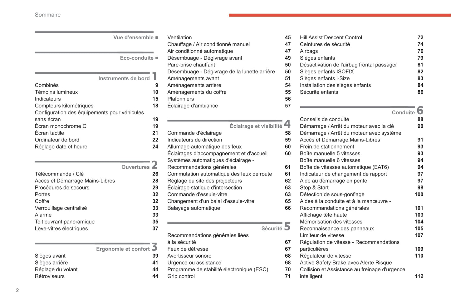 2021-2023 Citroën C3 Aircross Owner's Manual | French