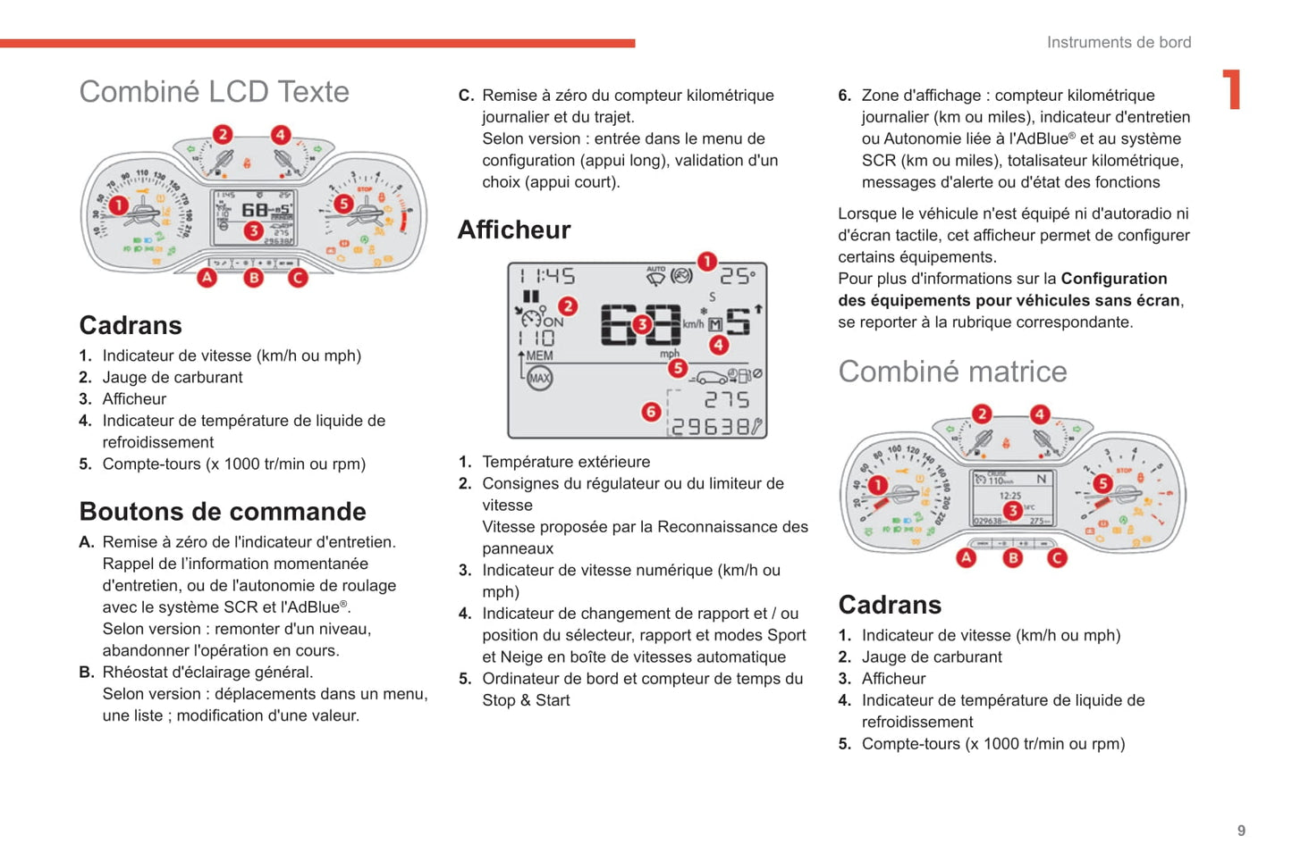 2021-2023 Citroën C3 Aircross Owner's Manual | French