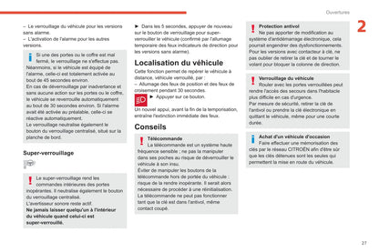 2021-2023 Citroën C3 Aircross Owner's Manual | French