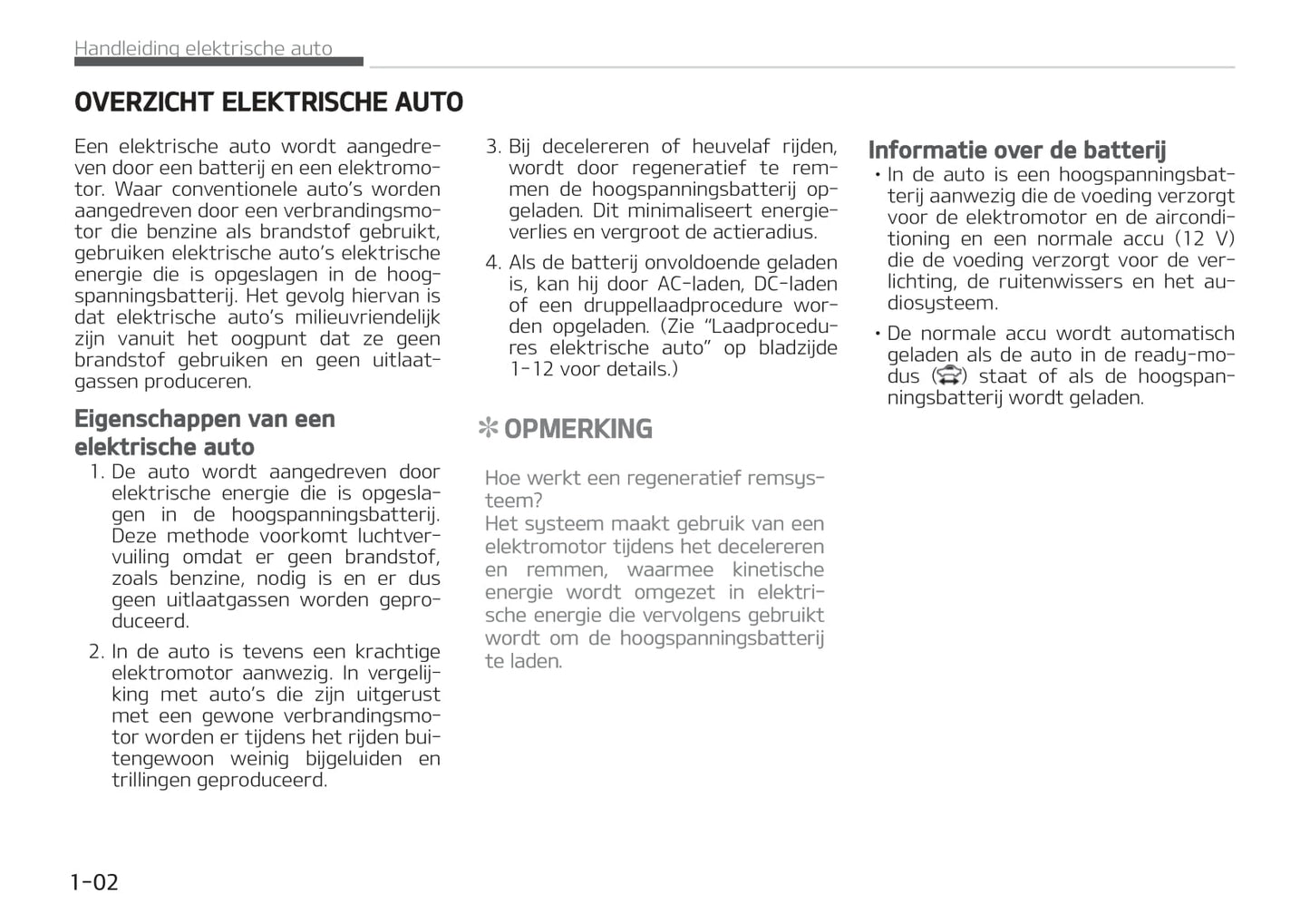 2021-2022 Kia e-Niro Gebruikershandleiding | Nederlands