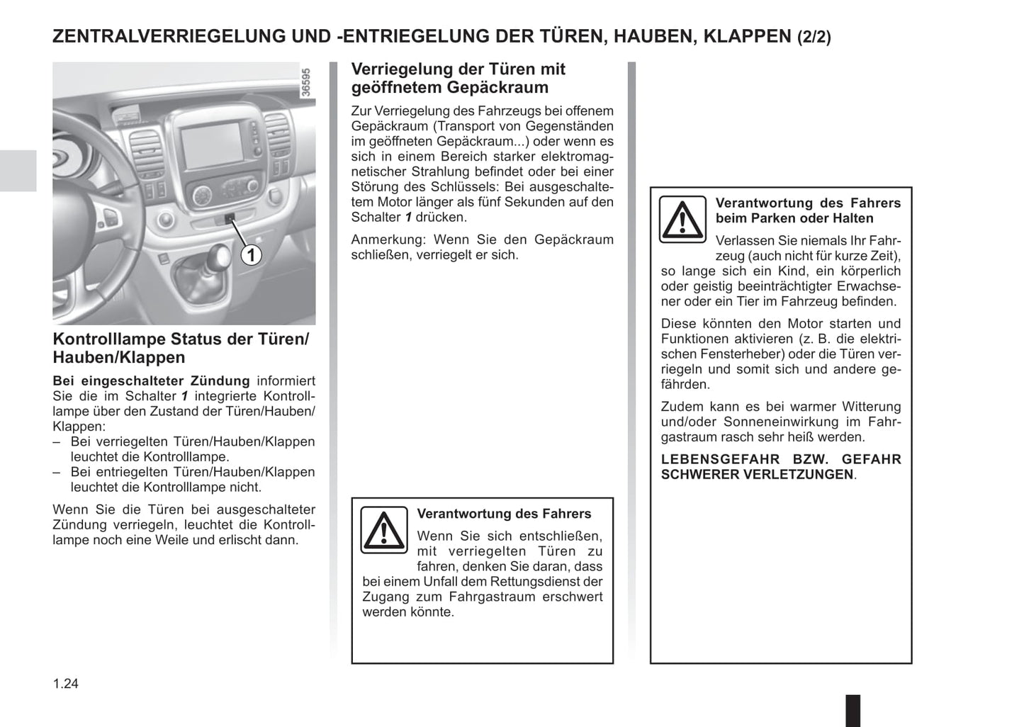 2014-2019 Renault Trafic Gebruikershandleiding | Duits