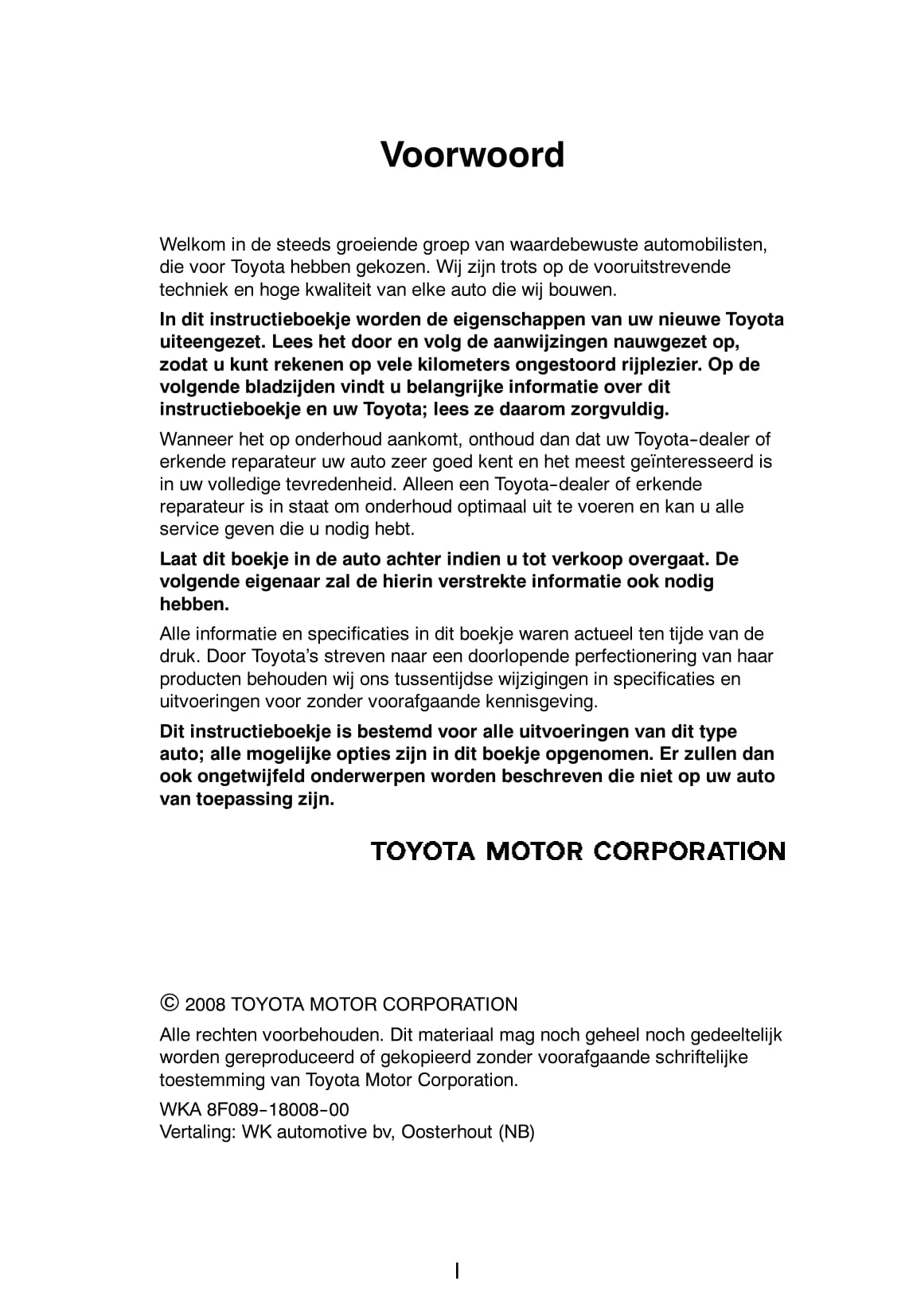 2006-2009 Toyota Prius Gebruikershandleiding | Nederlands