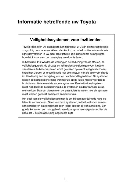 2006-2009 Toyota Prius Gebruikershandleiding | Nederlands