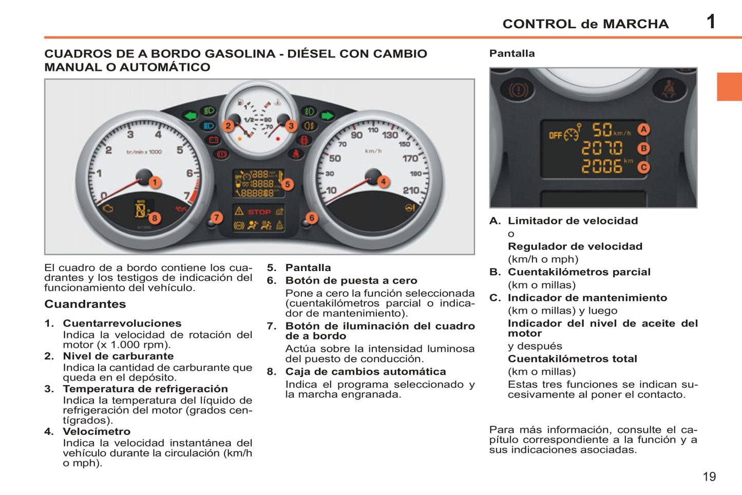 2011-2014 Peugeot 207/207 SW Gebruikershandleiding | Spaans