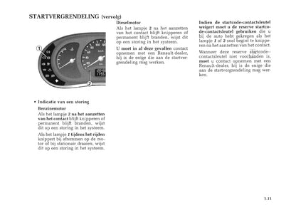 1997-2003 Renault Kangoo Gebruikershandleiding | Nederlands