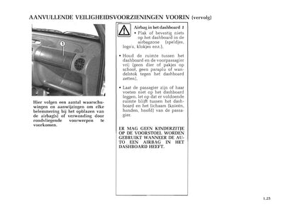1997-2003 Renault Kangoo Gebruikershandleiding | Nederlands