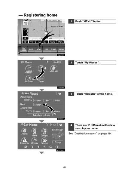 Lexus RX 400H Navigationsystem Owner's Manual 2008