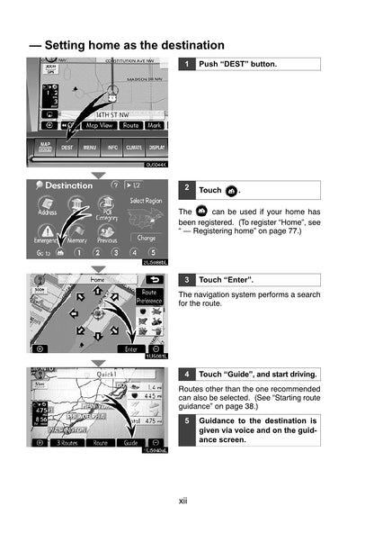 Lexus RX 400H Navigationsystem Owner's Manual 2008